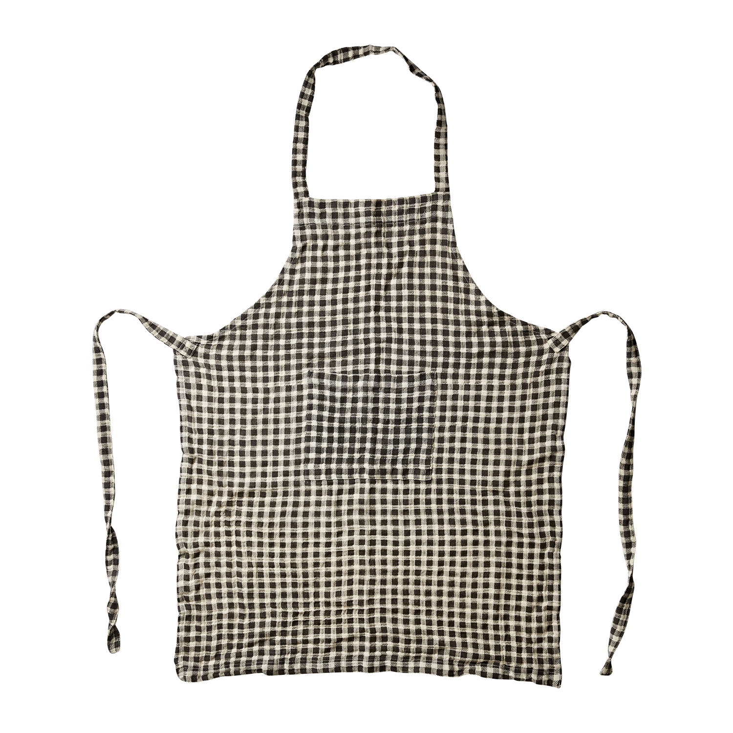 GULLI Förkläde, Mörkgrå/vit Affari of Sweden