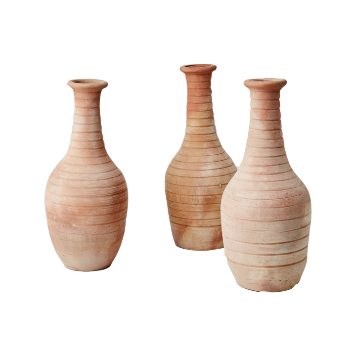THEO Urna, Terrakotta – cirka diameter: 8/12 cm, höjd: 27 cm