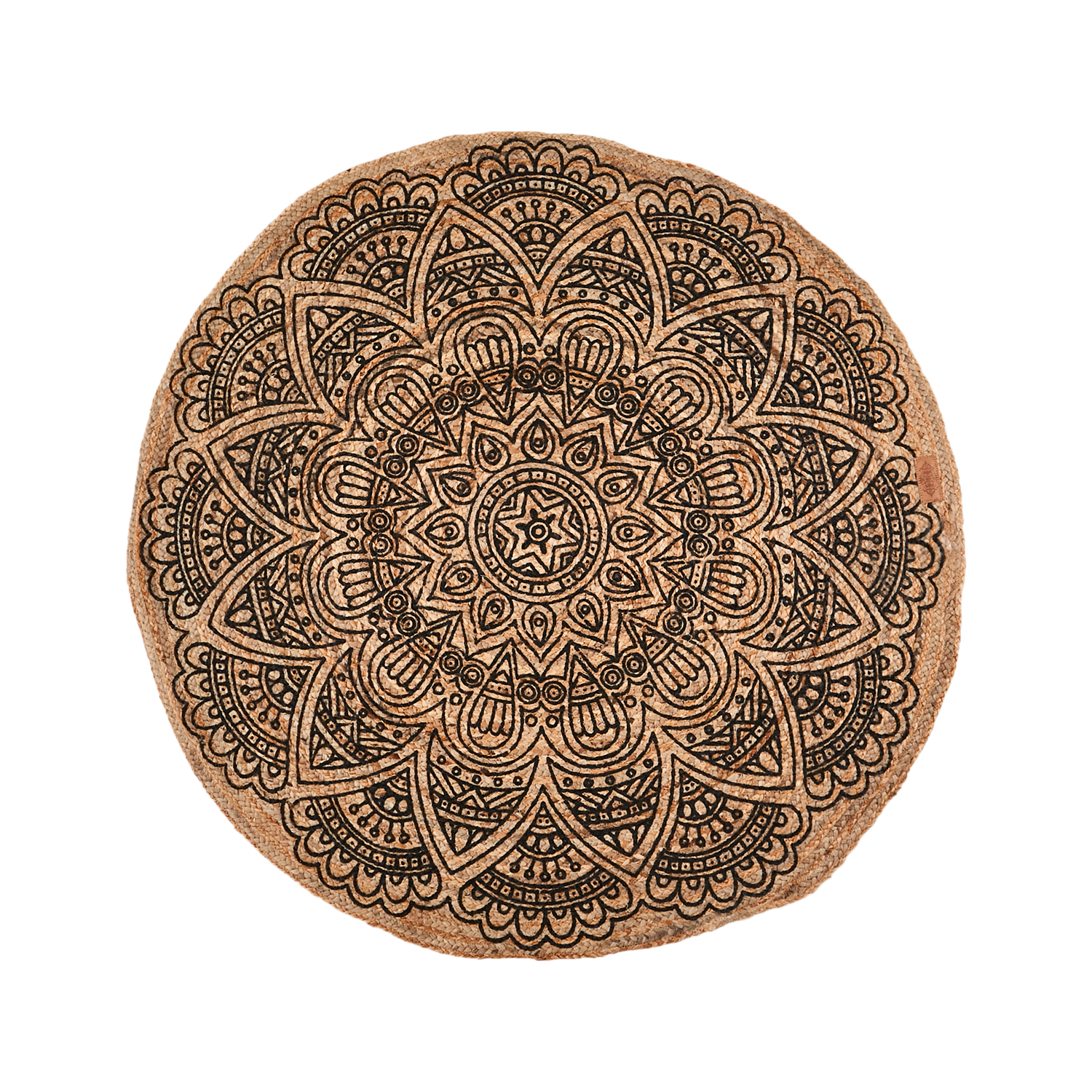 JUNI Matta M, Svart/natur Affari of Sweden