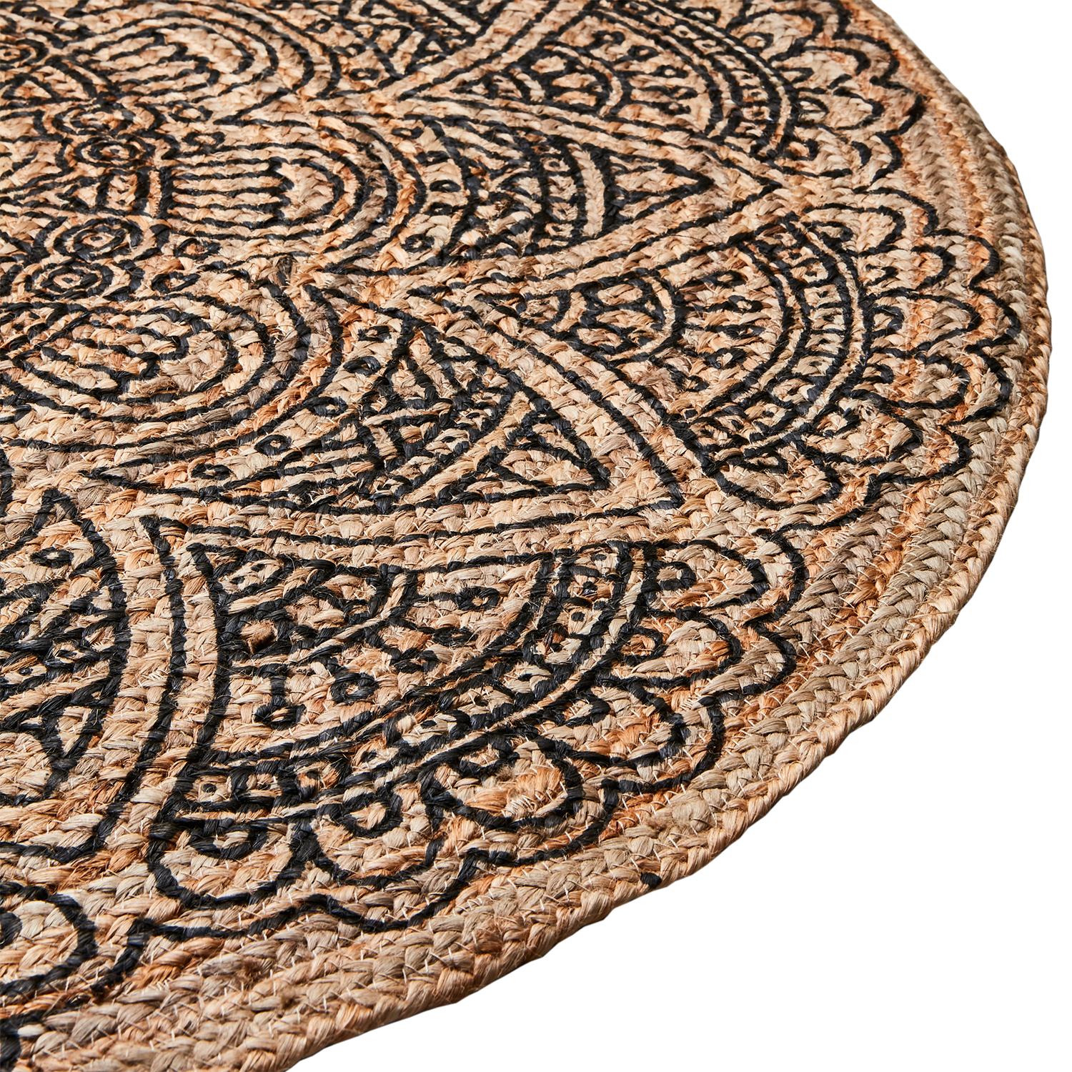 JUNI Matta M, Svart/natur Affari of Sweden