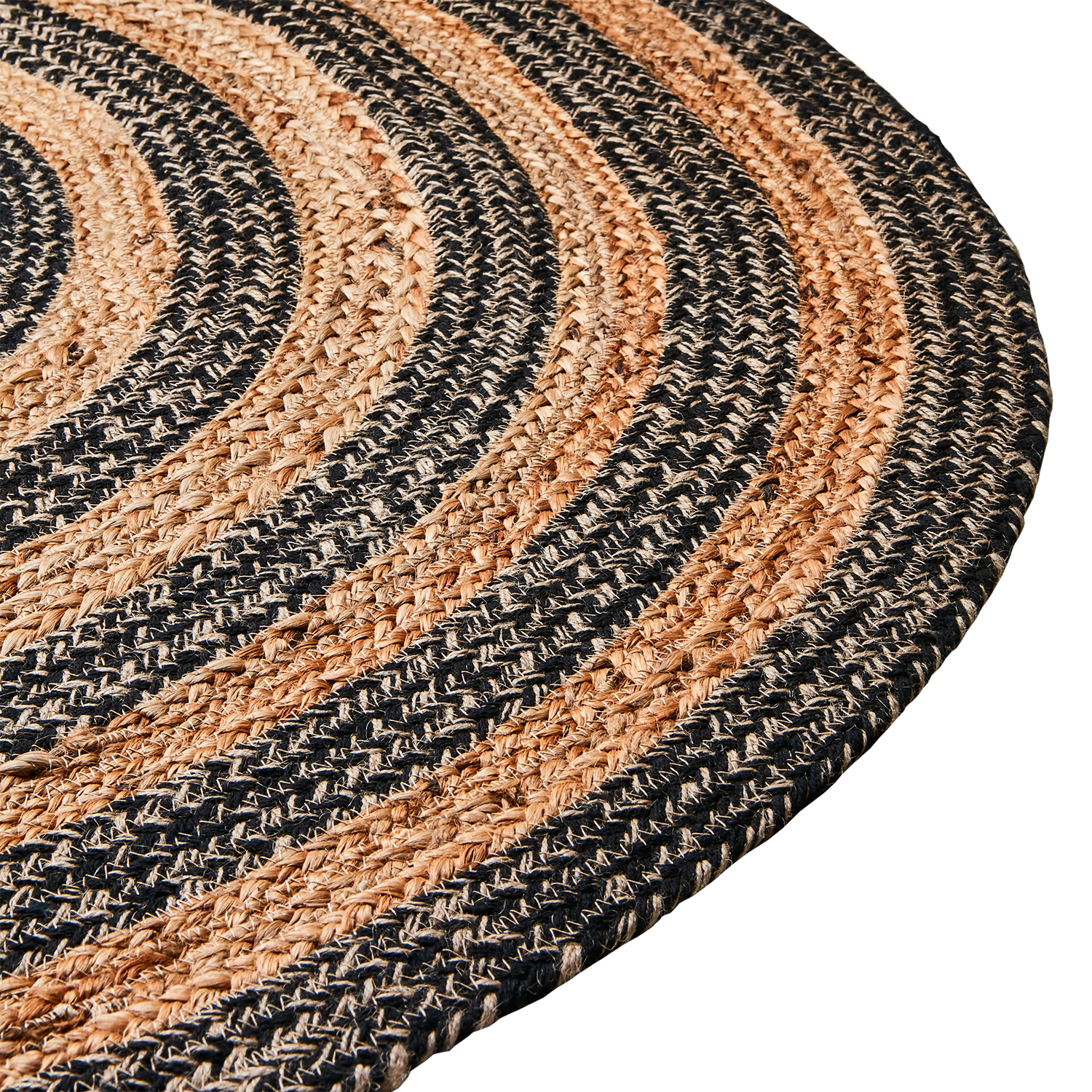 JUNI Matta M, Svart/Natur Affari of Sweden