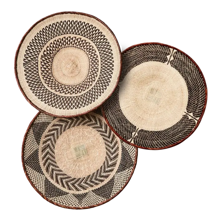 TRIBE Fat cirka 65 cm – Blandade naturfärger från Affari of Sweden