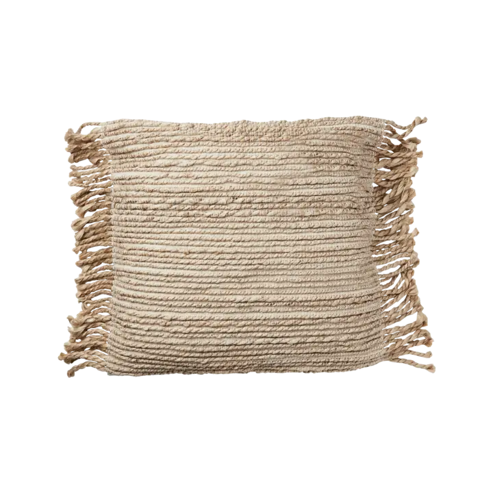 VENDELA Kuddfodral 50 cm – Beige från Affari of Sweden