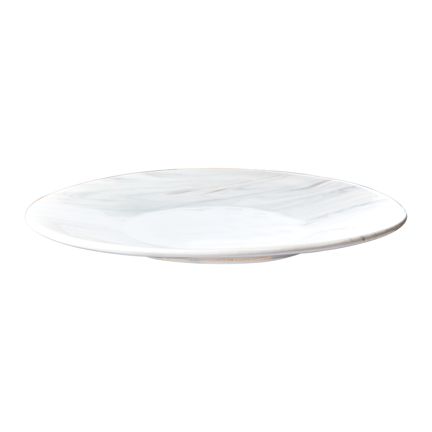 AMELIA marmorerad tallrik 4-pack visar tallrikens form och eleganta finish