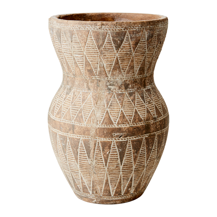 CAMILLE Kruka, Beige – diameter: 15/21 cm, höjd: 32 cm