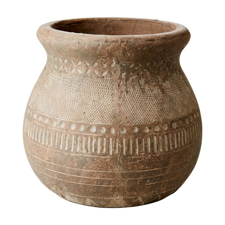 CAMILLE Kruka M, Beige – diameter: 18/32 cm, höjd: 29 cm