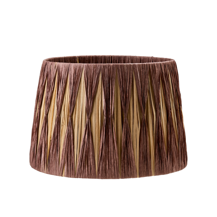 LANDO Lampskärm, Natur/brun – diameter: 25/30 cm, höjd: 20 cm