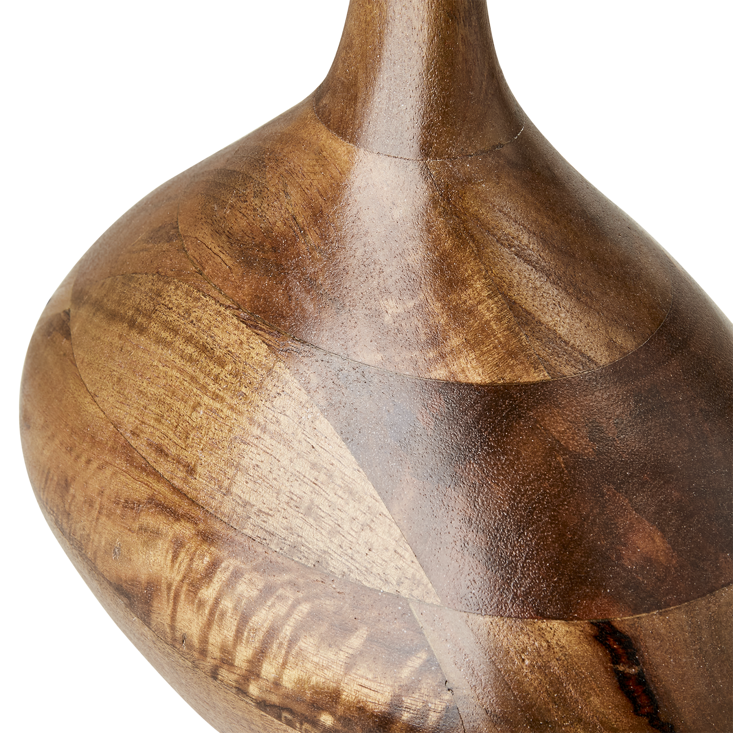 PORTLAND lampfot brun 40 cm sedd från sidan med sladd