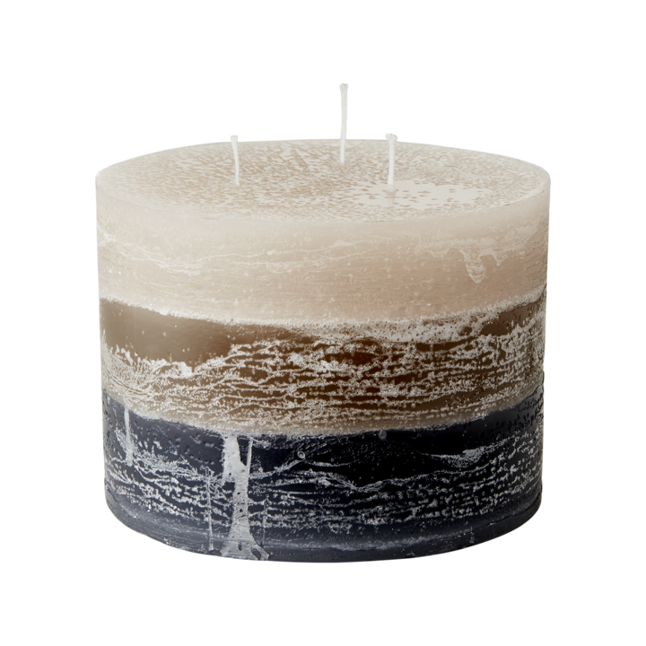 COTE NORD Treveksljus, Grå – diameter: 15 cm, höjd: 11 cm