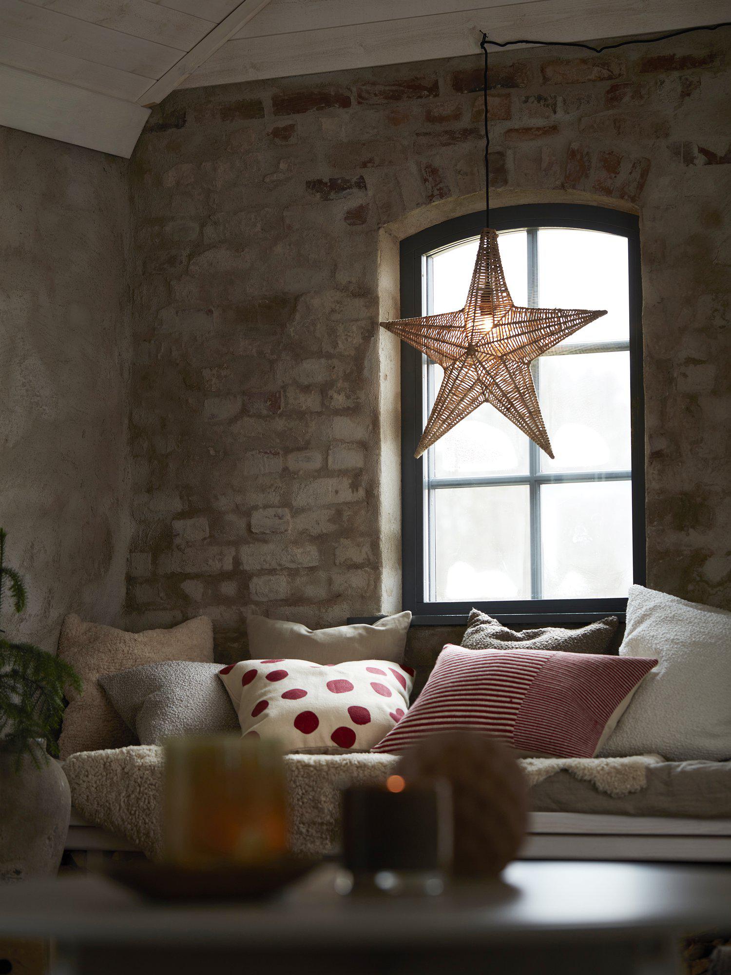 Miljöbild på Dorte kuddfodral 50x50 cm i bomullsväv