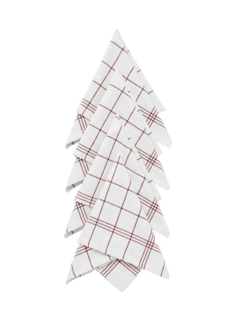Erin Servett 4-pack Vinröd 45 × 45 cm