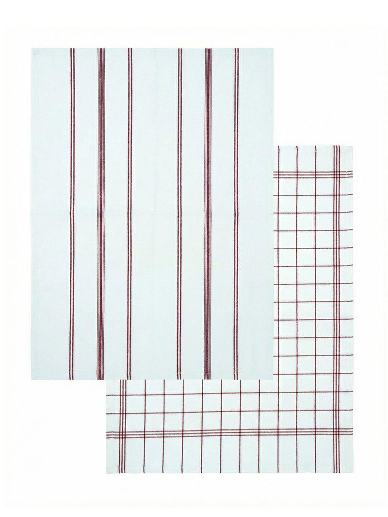 Erin Kökshandduk 2-pack Vinröd 50 × 70 cm