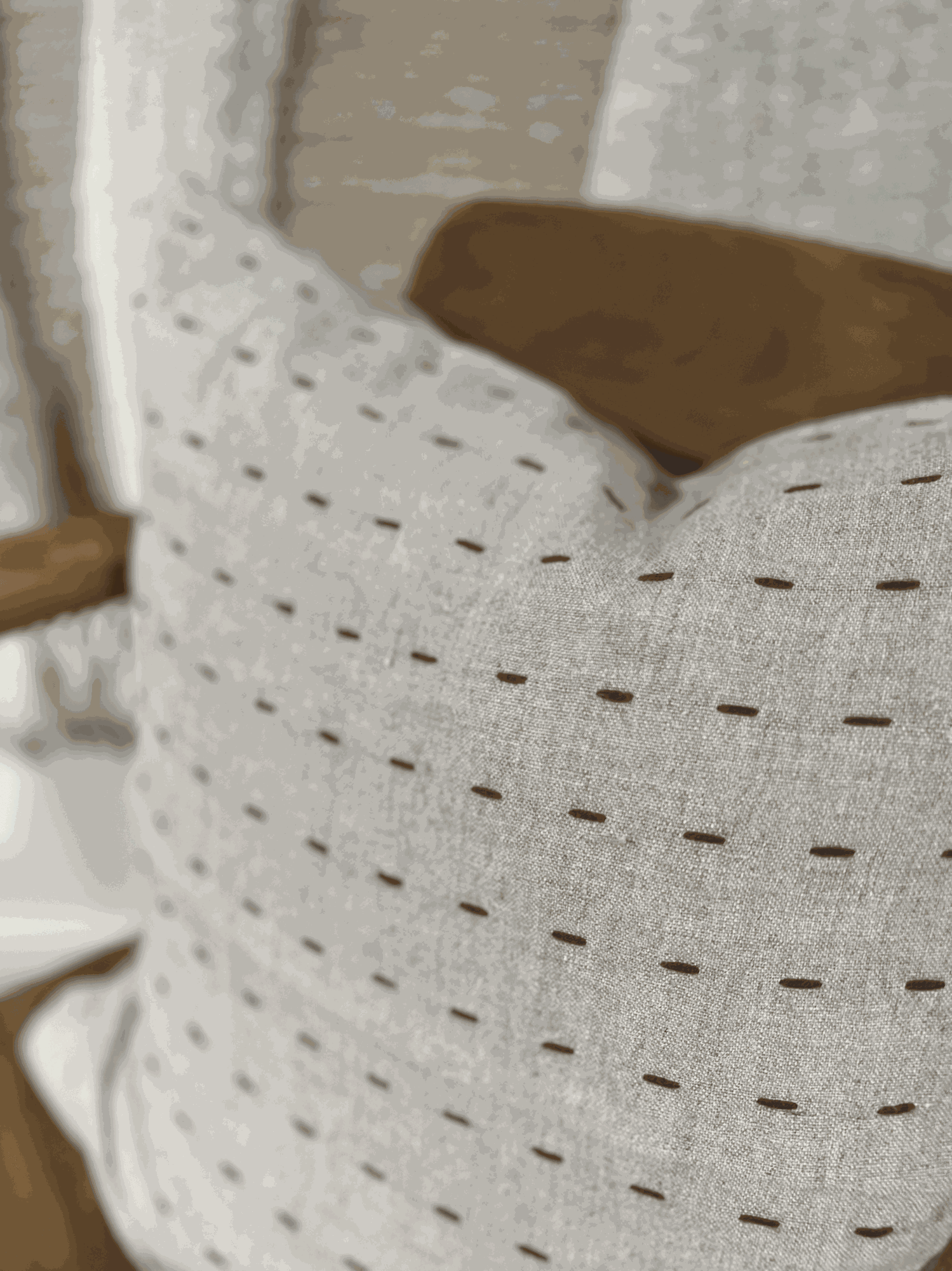 Harriet Kuddfodral M Brun 50x50cm Svanefors