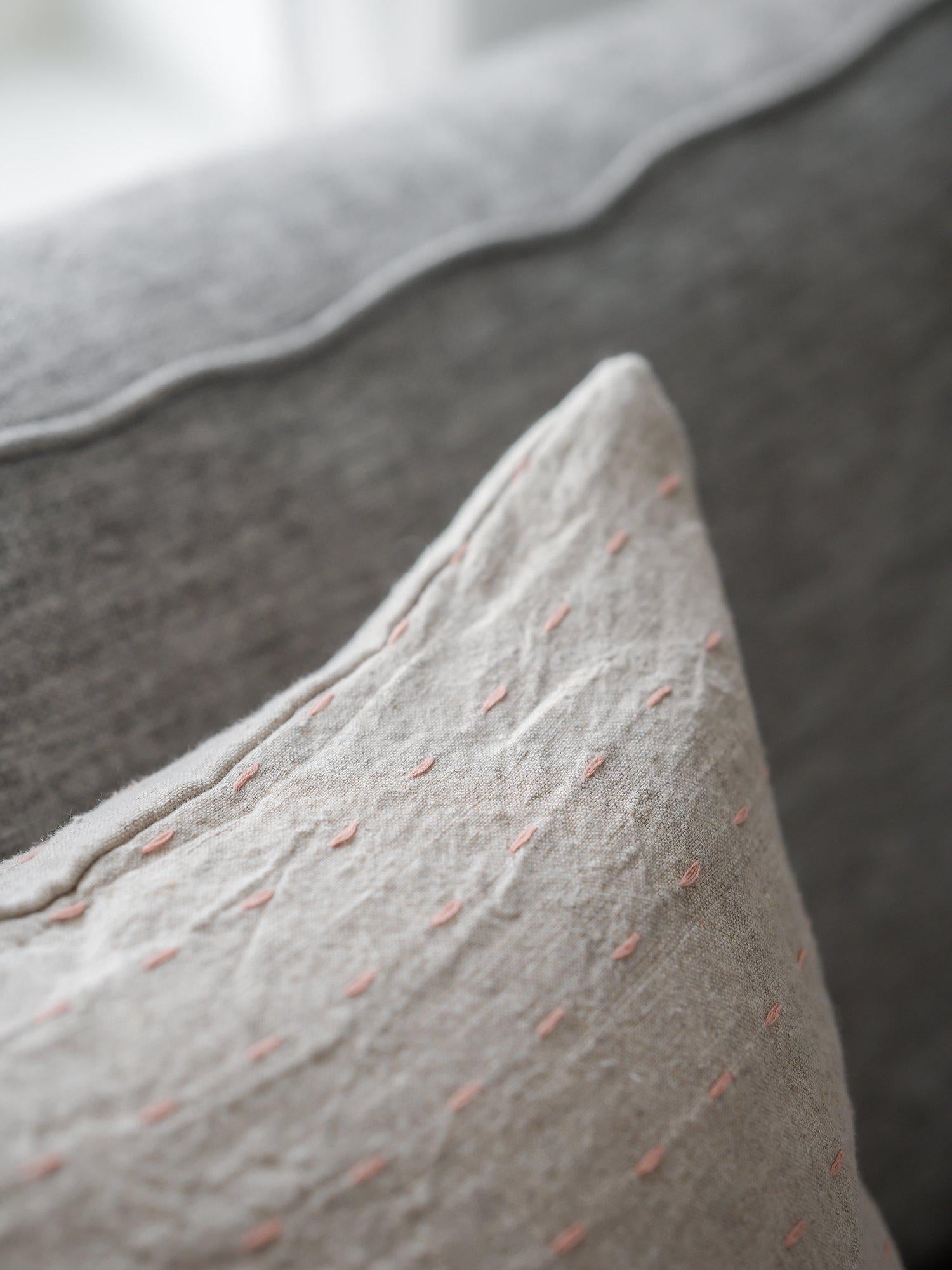 Harriet Kudde Korall 50x50cm Svanefors