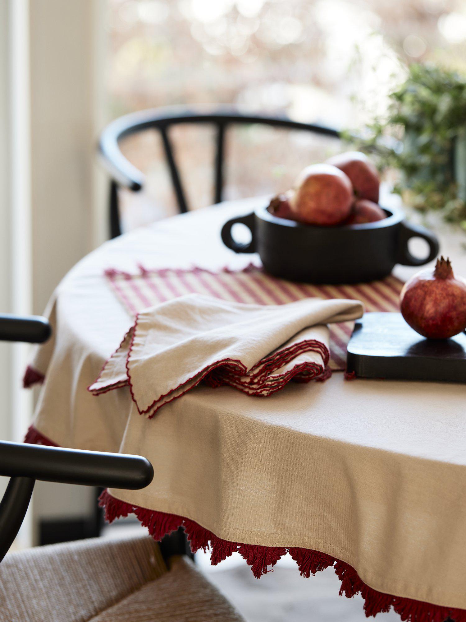 Stine Duk Röd D160cm Svanefors