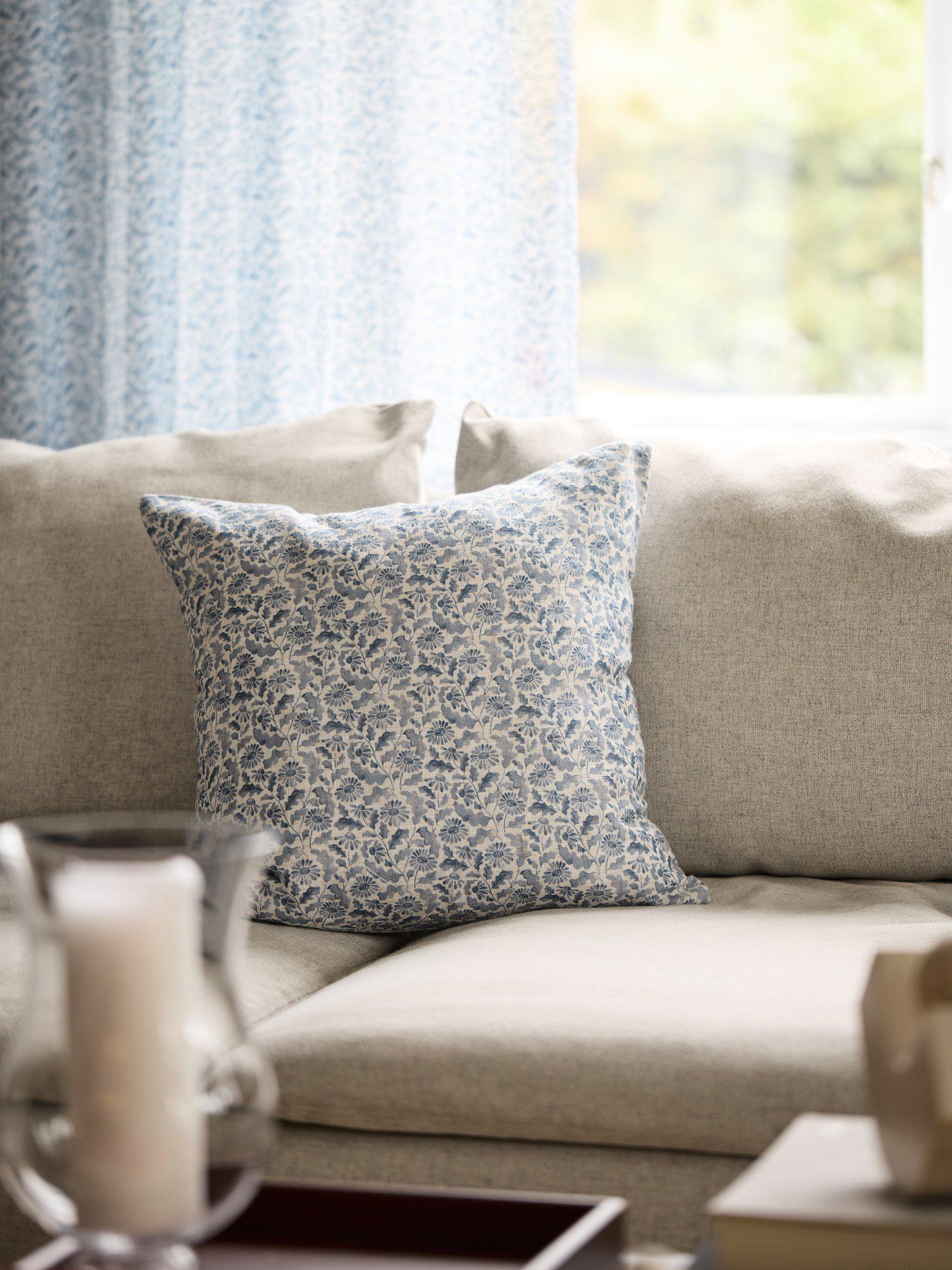 Yrsa Kuddfodral Blå 45x45cm Svanefors