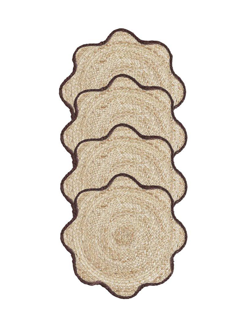 Hovdal Tablett 4-pack Vinröd 38 cm