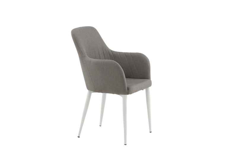 Matstol - Comfort med vita ben Venture Home