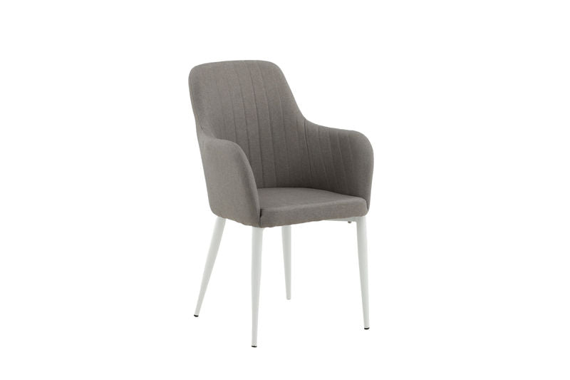 Matstol - Comfort med vita ben Venture Home