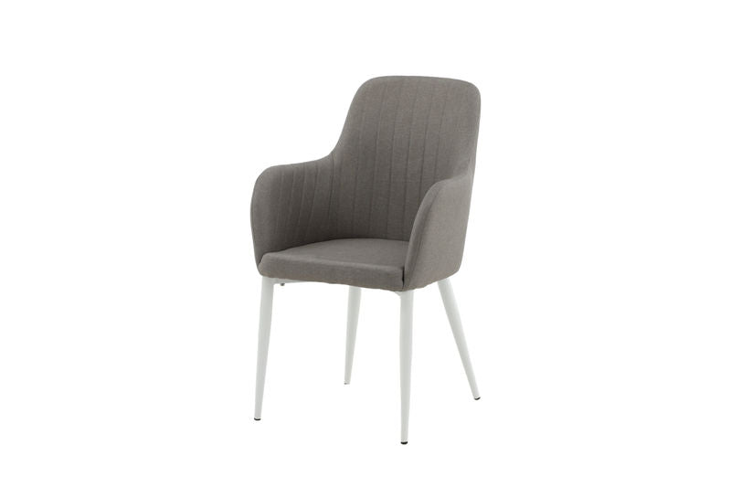 Matstol - Comfort med vita ben Venture Home