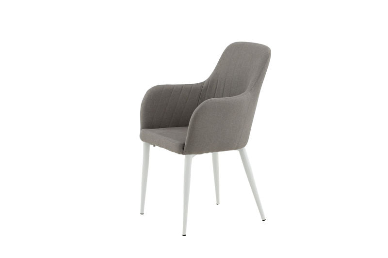 Matstol - Comfort med vita ben Venture Home