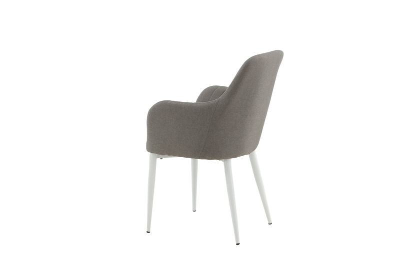 Matstol - Comfort med vita ben Venture Home