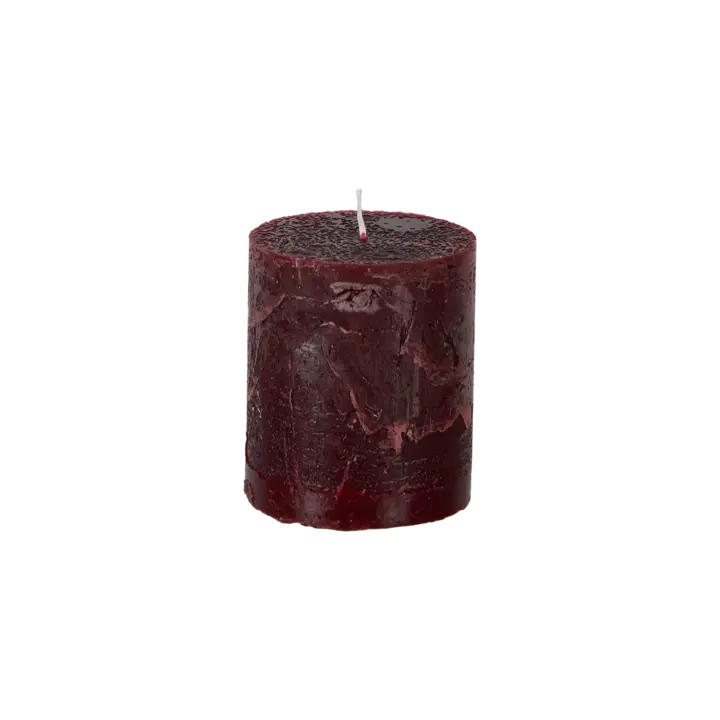 COTE NORD Blockljus diameter 7 × 7,5 cm – Bordeaux från Affari of Sweden