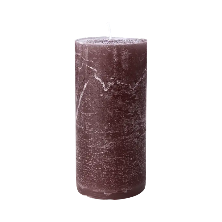 COTE NORD Blockljus diameter 7 × 15 cm – Plommonlila från Affari of Sweden