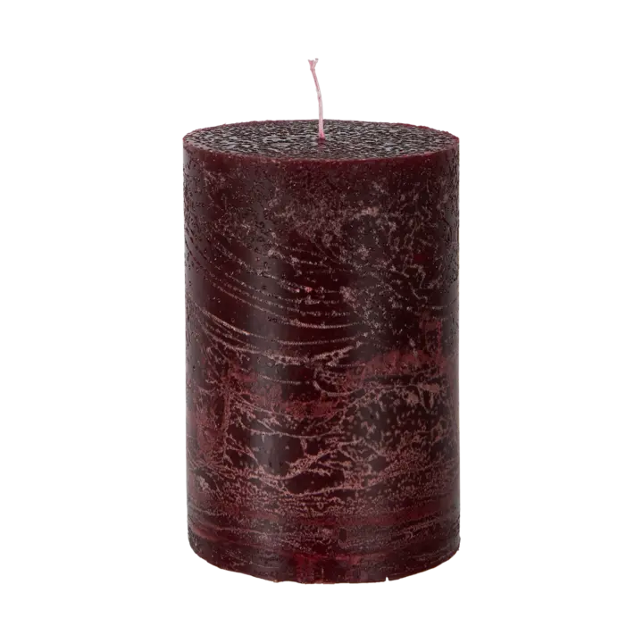 COTE NORD Blockljus diameter 10 × 15 cm – Bordeaux från Affari of Sweden