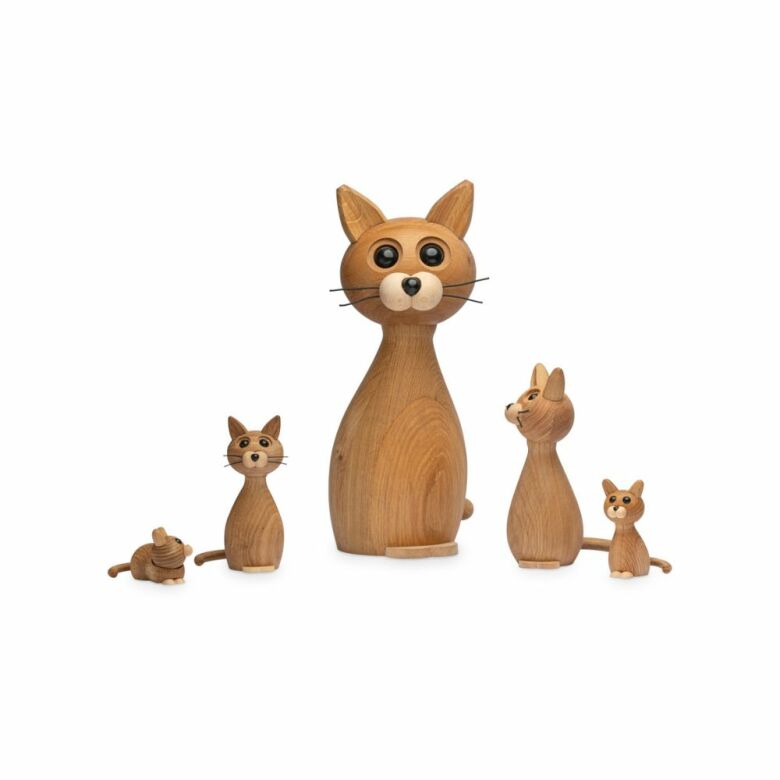 Brave Katt Trädekoration 24 cm Ek Spring Copenhagen