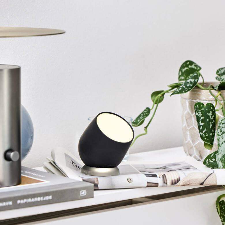 Beam Portabel LED-lampa Svart KREAFUNK