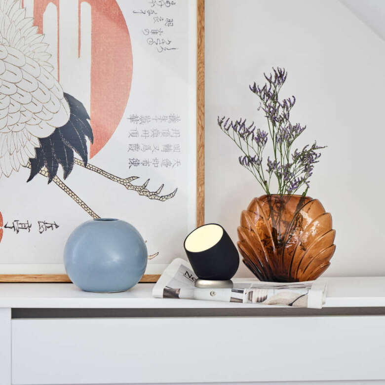 Beam Portabel LED-lampa Svart KREAFUNK