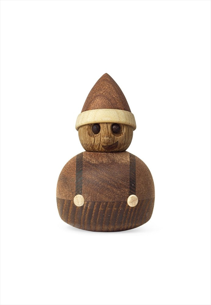 Elfonzo Tomtenisse Trädekoration 8 cm Mahogny Spring Copenhagen