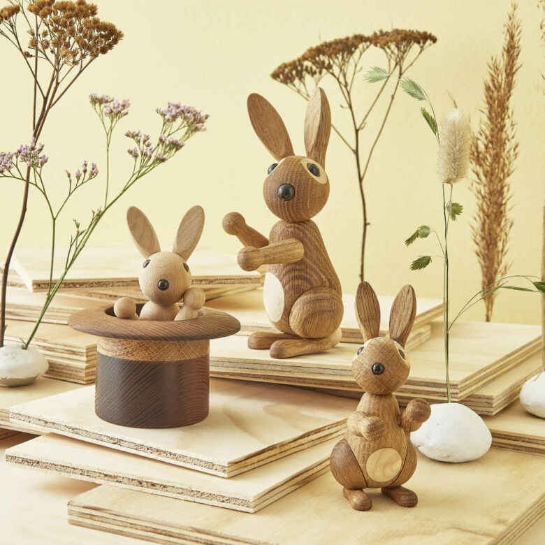 Bonnie Kanin Trädekoration 12,5 cm Ek Spring Copenhagen