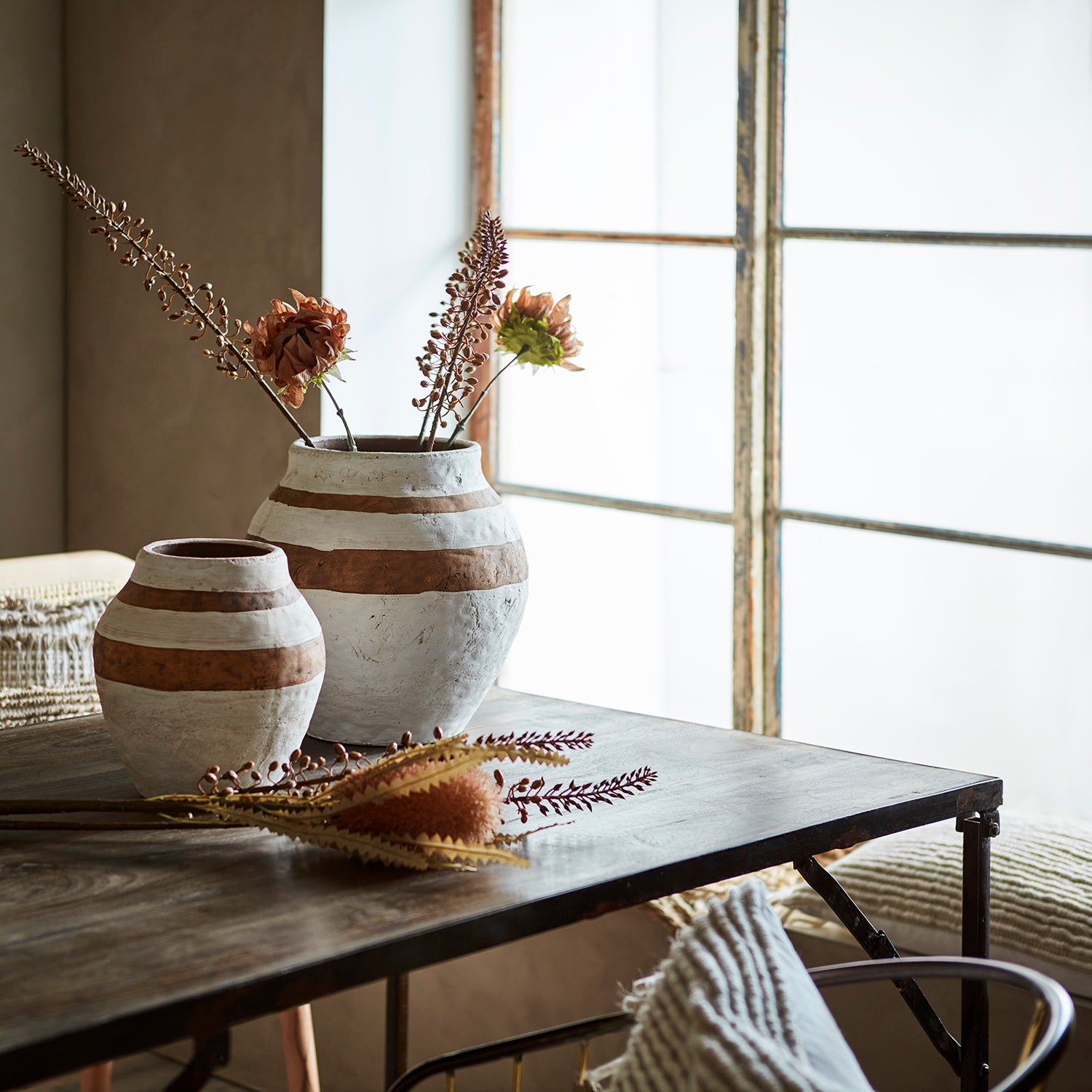 CAMILLE Kruka M, Vit/brun Affari of Sweden