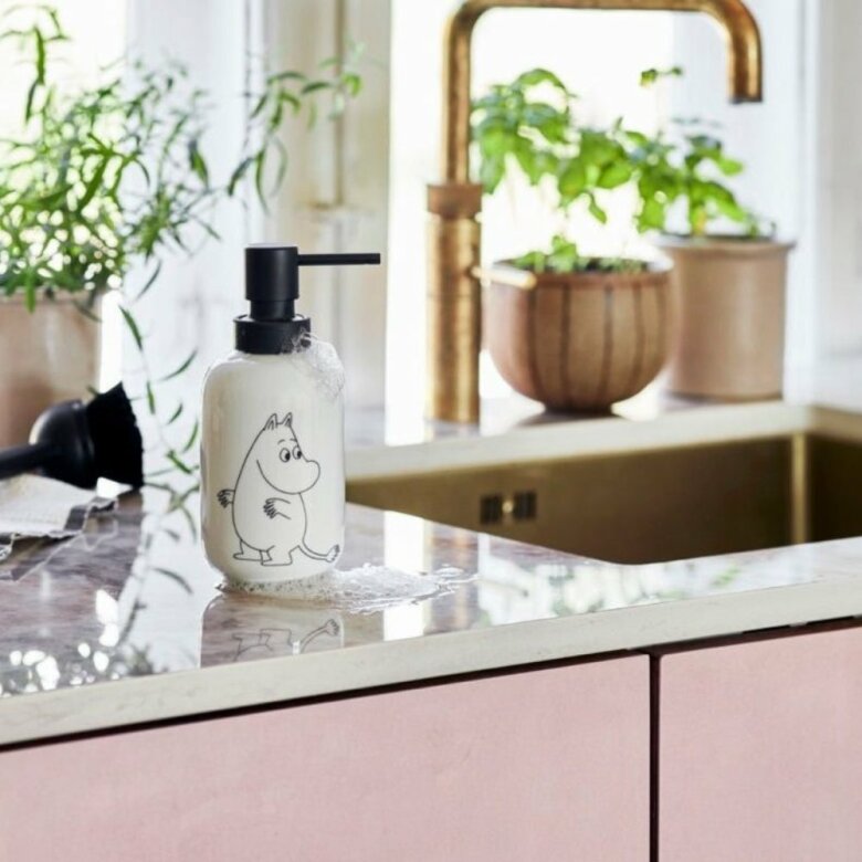 Mumin Tvålpump 350 ml Vit Dsignhouse x Moomin