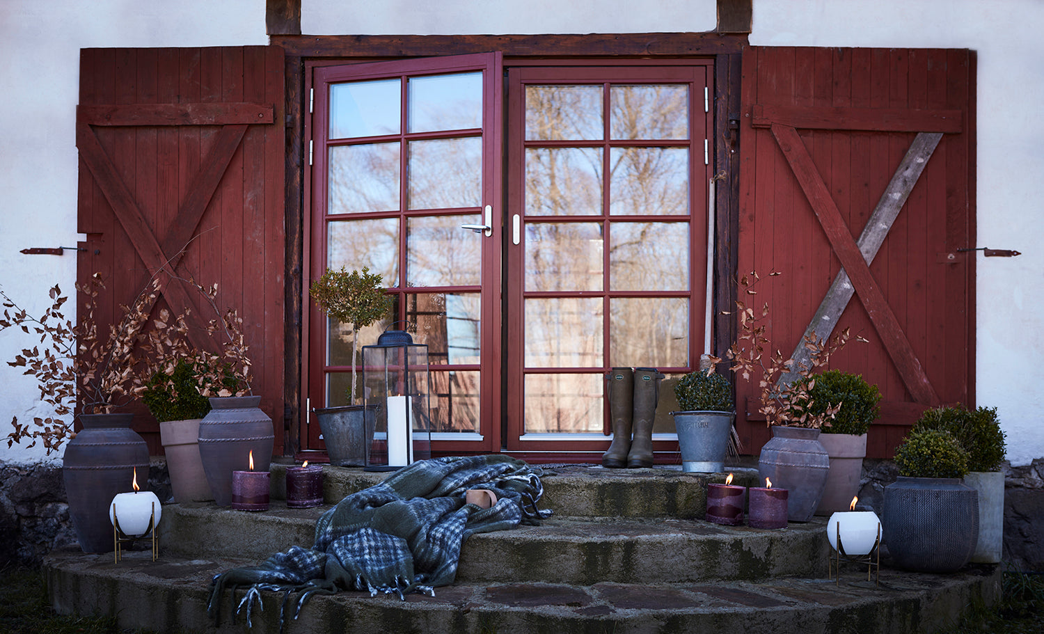 EVENT Uteljus med stativ, Vit