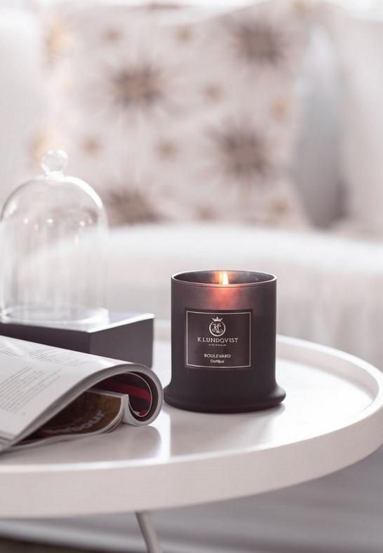 K. Lundqvist Doftljus med Glaskupa Boulevard K. Lundqvist Stockholm