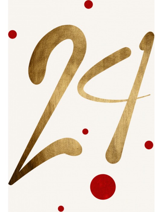 Affisch - 24 Days Of Glory Pelcasa 21x30 cm