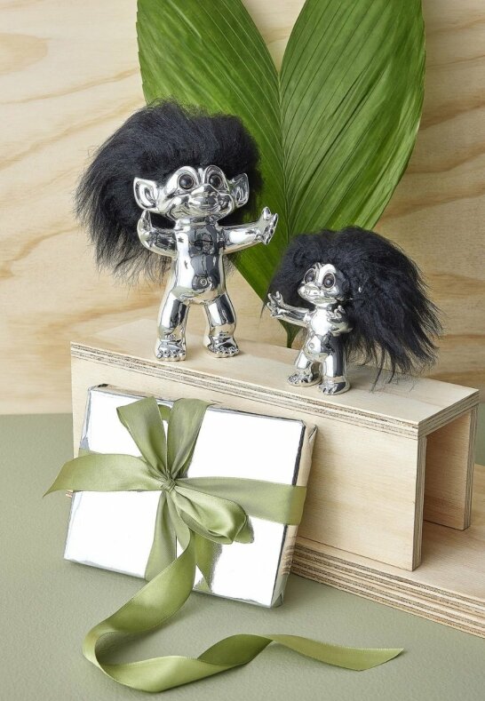 Lyckotroll Krom 9 cm Träfigurer Spring Copenhagen