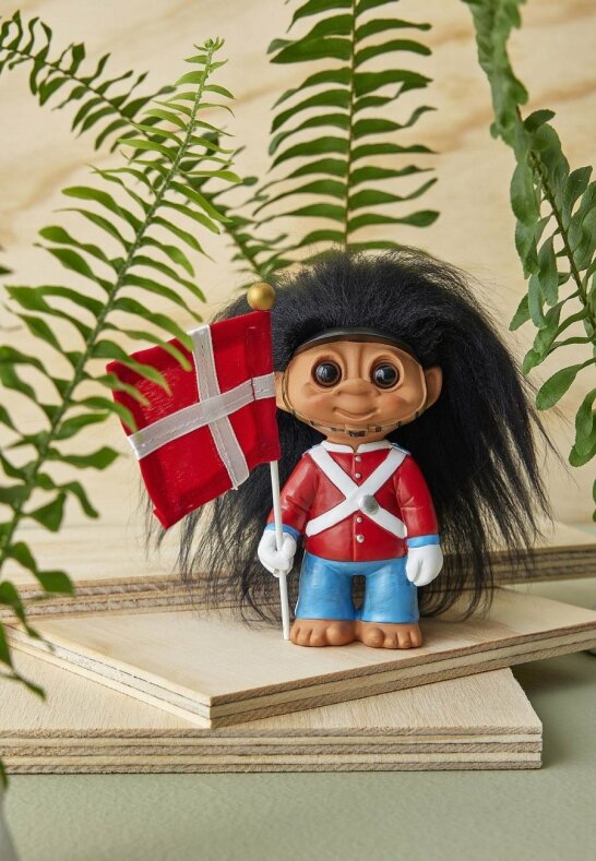 Lyckotroll Royal Guard 9 cm Träfigurer Spring Copenhagen
