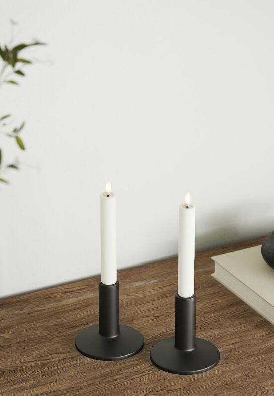 LED Kronljus 2,2x15 cm Vit 2-pack DeluxeHomeart