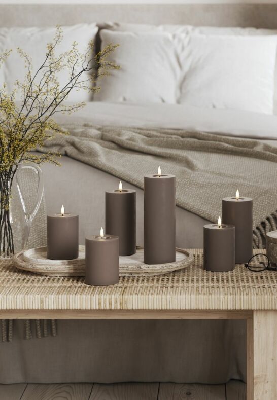 LED Blockljus Mocca 7,5x20 cm DeluxeHomeart