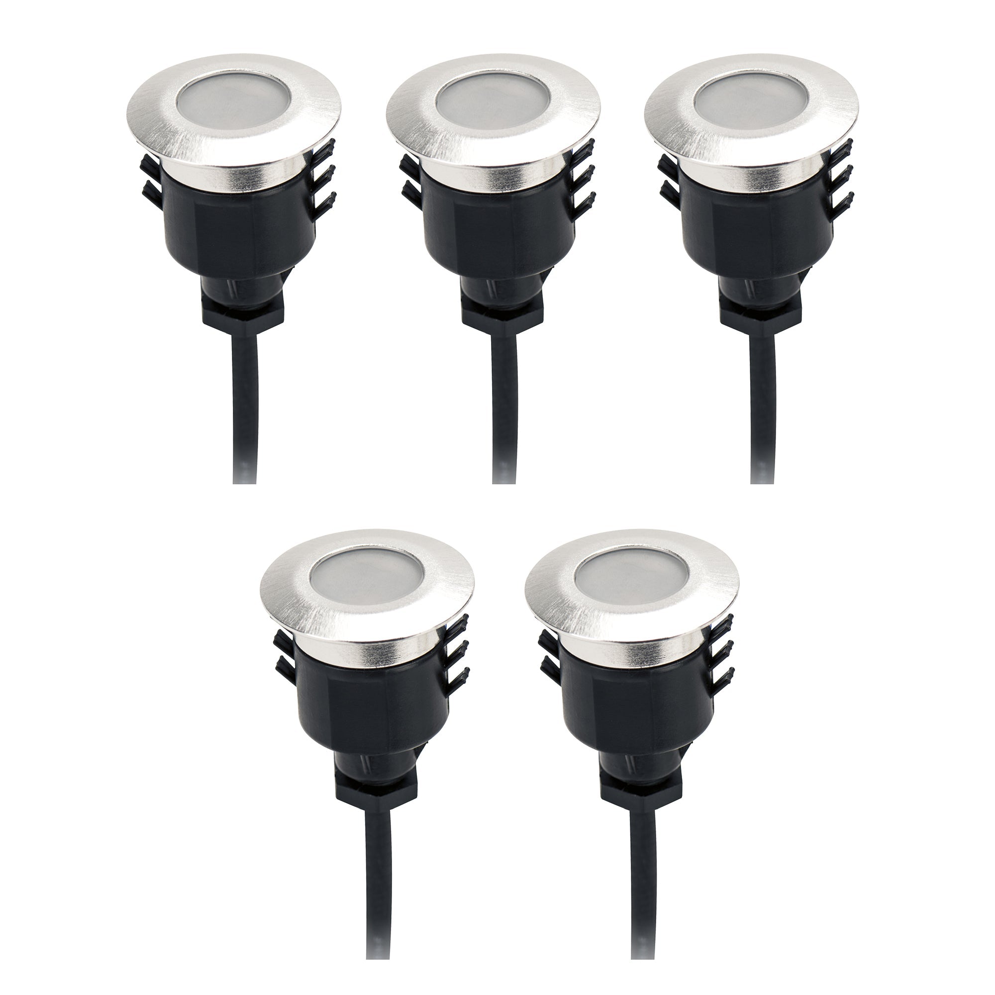 Spectrum x 5 Decklights LightsOn Garden Plug & Play