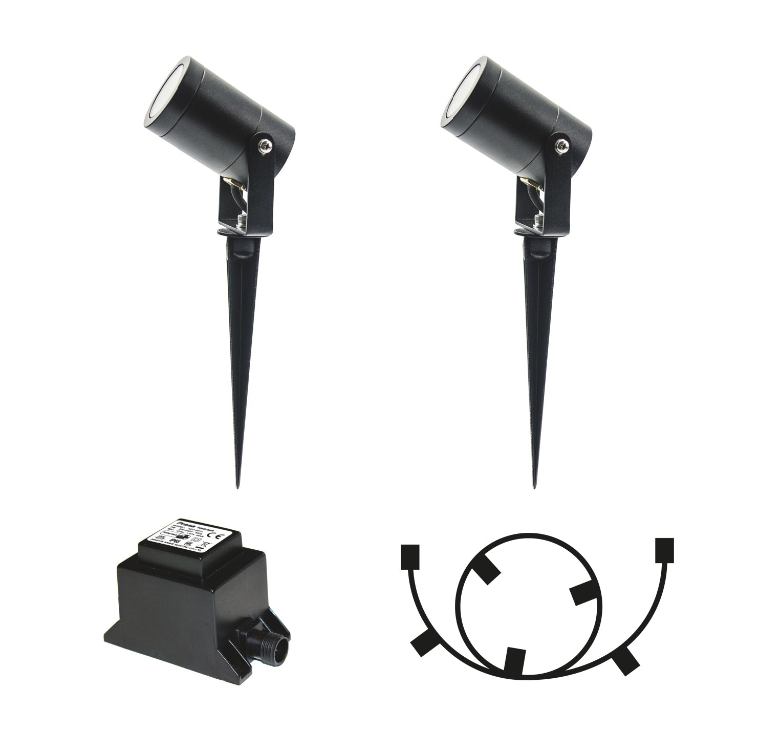 Start pack Markspottar LightsOn Garden Plug & Play
