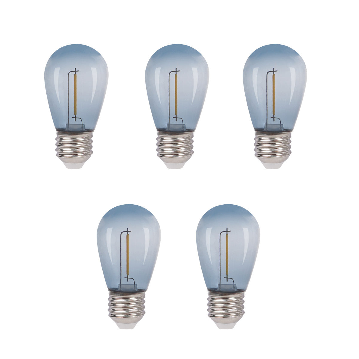 Deco bulb x 5, E27 12V (smoke) LightsOn Garden Plug & Play