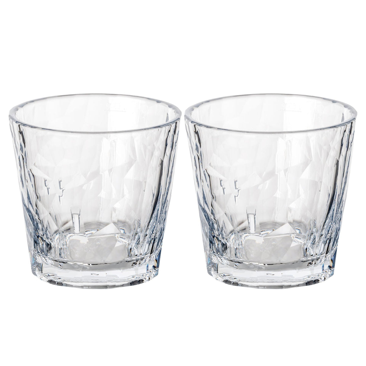 Tumblerglas Club No.22 Superglas Plast 25 cl Crystal Clear 2-pack från Koziol