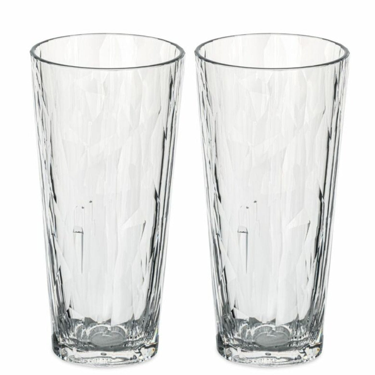 Drinkglas Club No.19 Superglas Plast 25 cl Crystal Clear 2-pack från Koziol