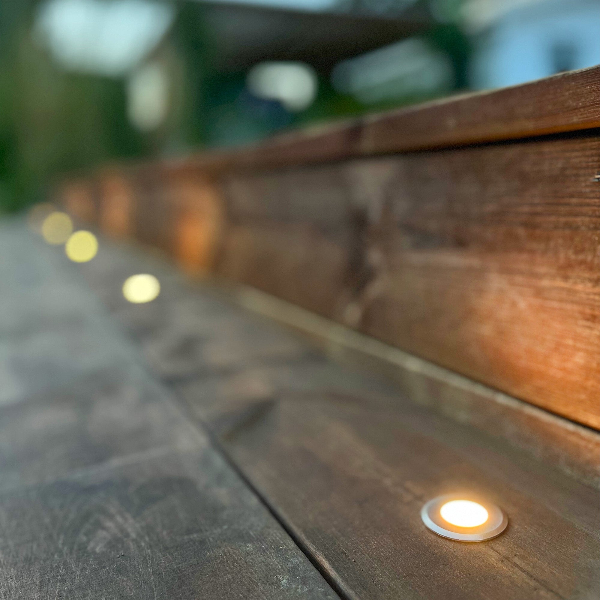 Dexter x 5 (silver) Decklights LightsOn Garden Plug & Play