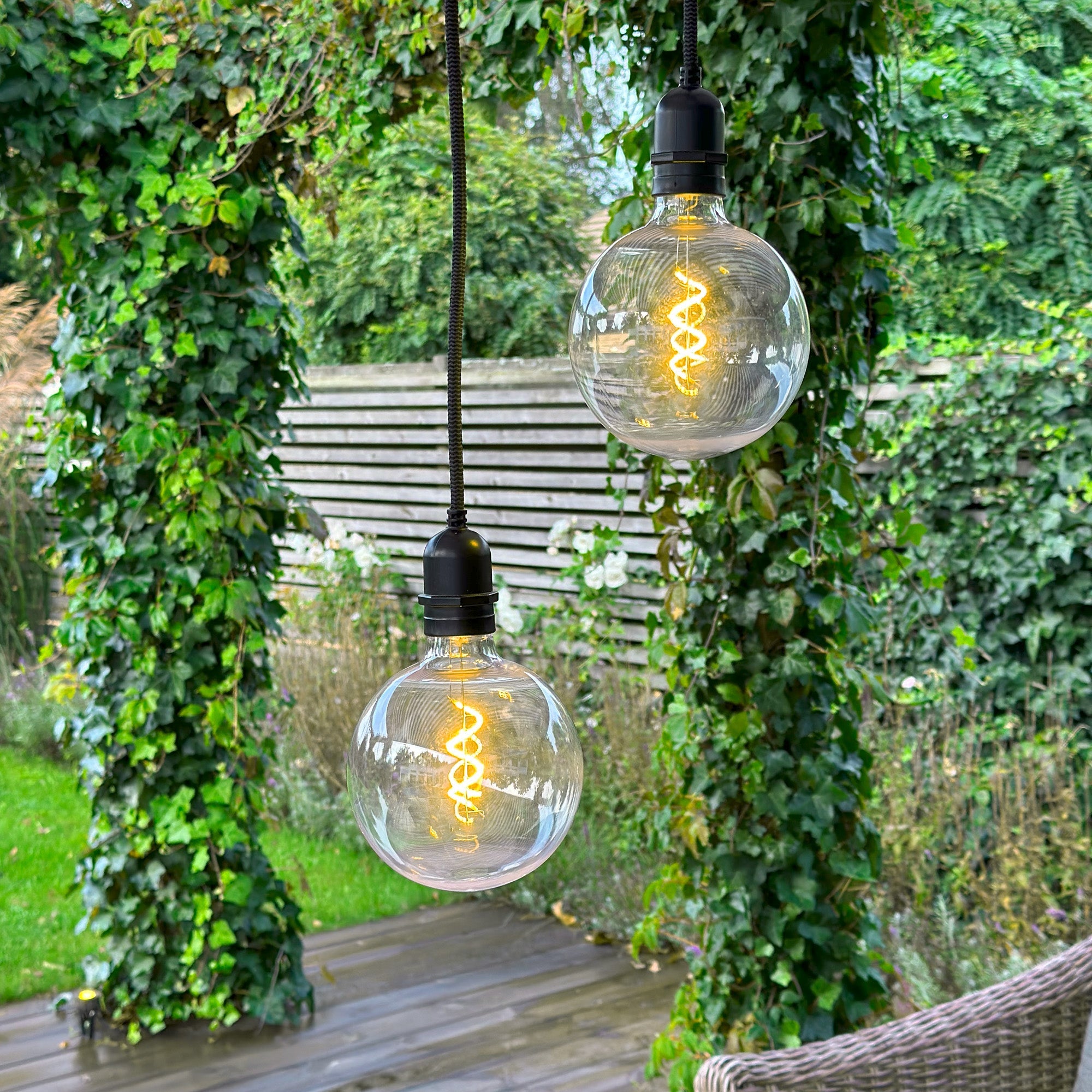 DecoXL, E27 12V (varmvit) LightsOn Garden Plug & Play